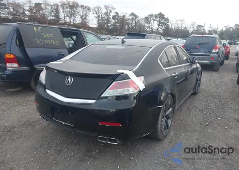 2011 Acura Tl 3.7 из США, поврежденный, VIN 19UUA9F56BA002873